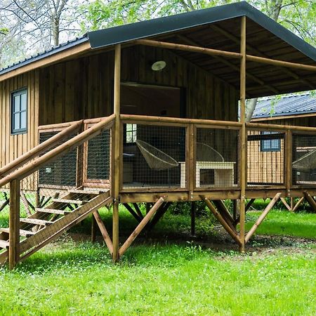 Camping Le Mouliat Hotel Moncrabeau Bagian luar foto