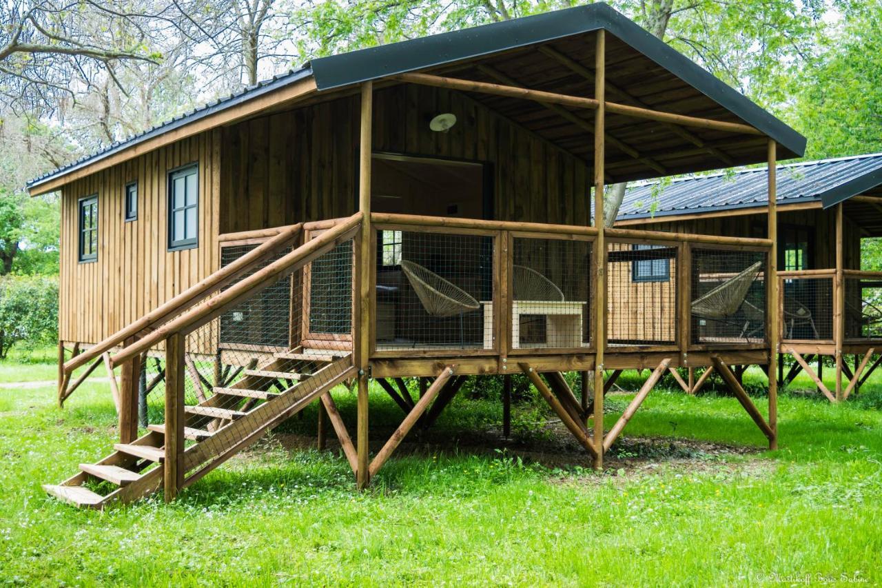 Camping Le Mouliat Hotel Moncrabeau Bagian luar foto